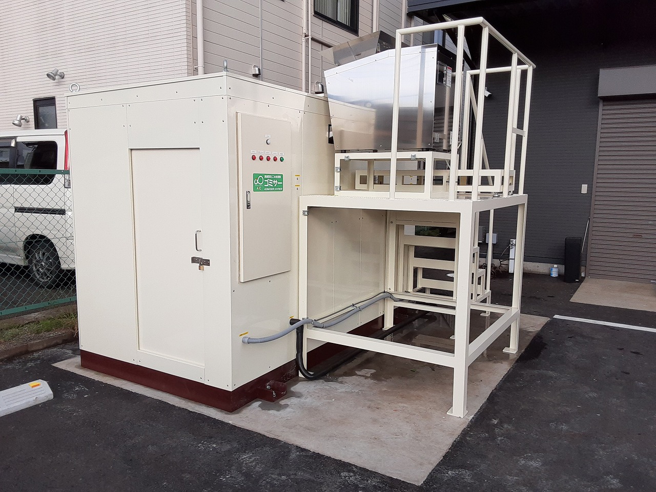 業務用生ごみ処理機ゴミサーを設置しました/食品工場