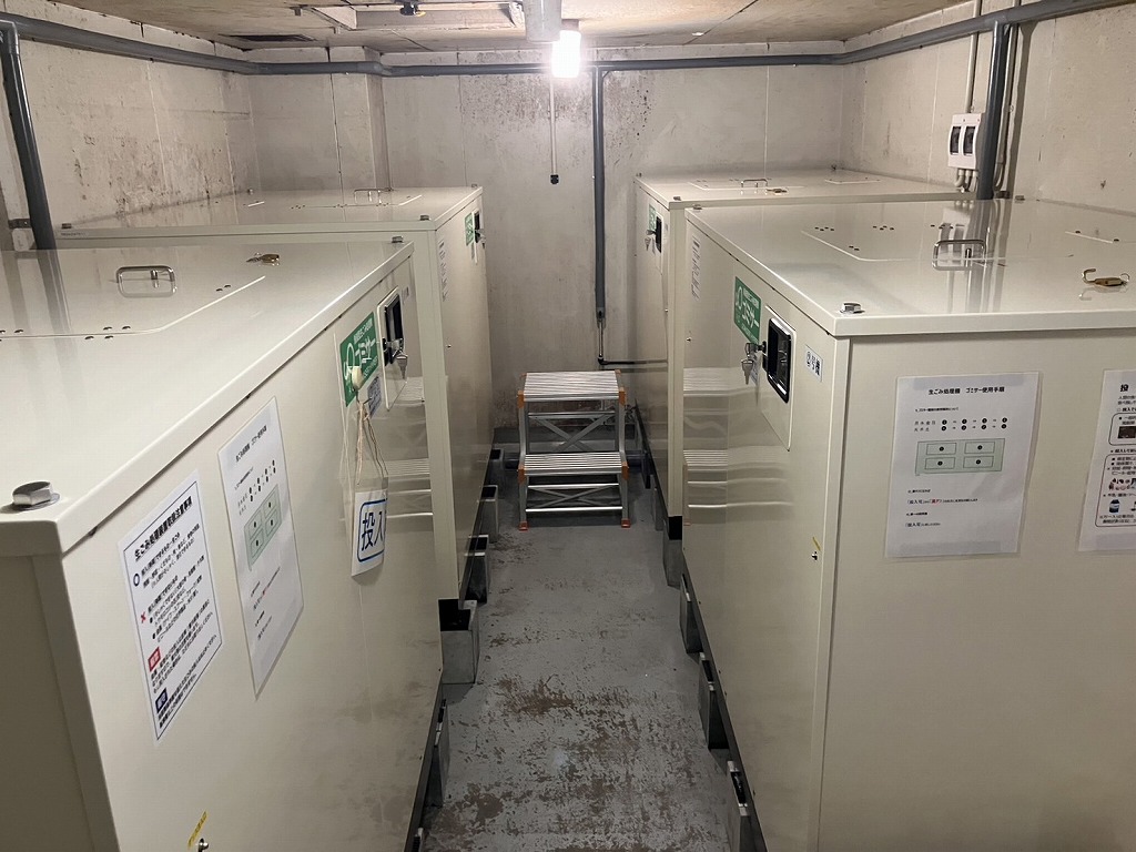 業務用生ごみ処理機ゴミサーを設置しました/ホテル