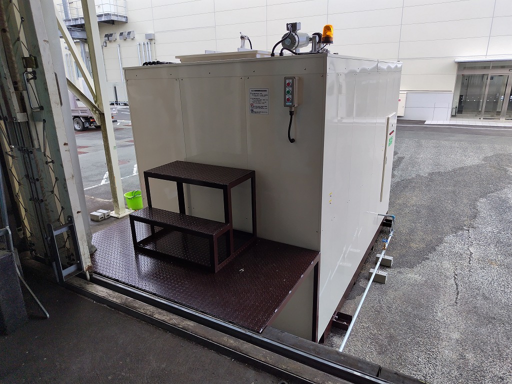業務用消滅型生ごみ処理機ゴミサーを設置しました/食品工場(愛知県)